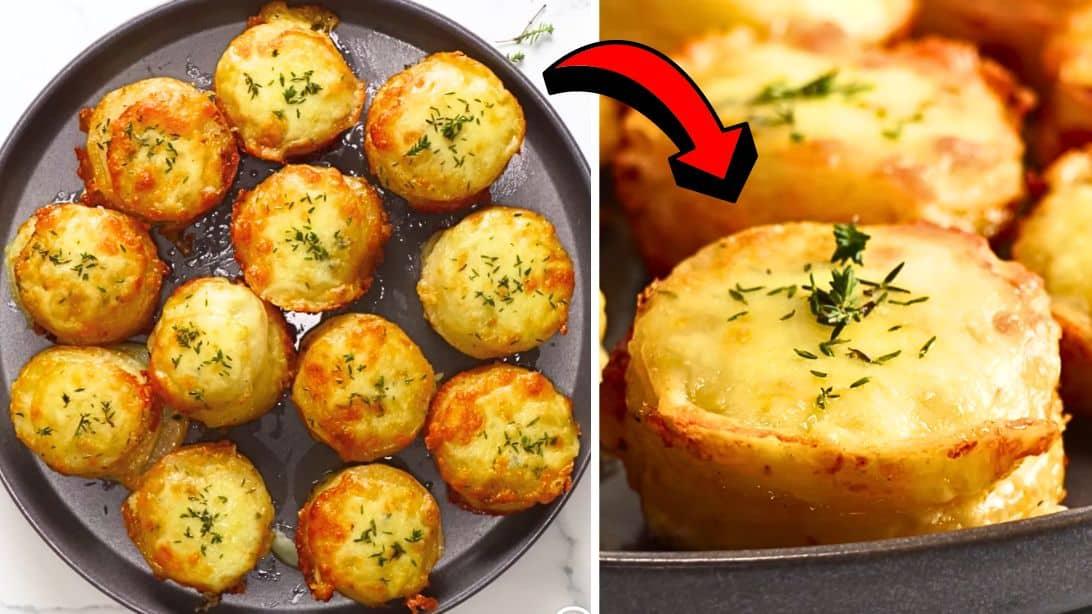 Easy Mini Potato Gratin Stacks Recipe