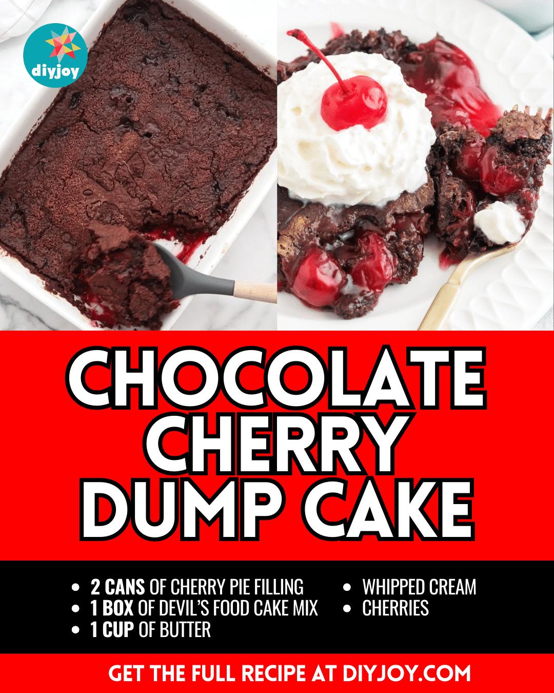 Chocolate Cherry Dump Cake Recipe