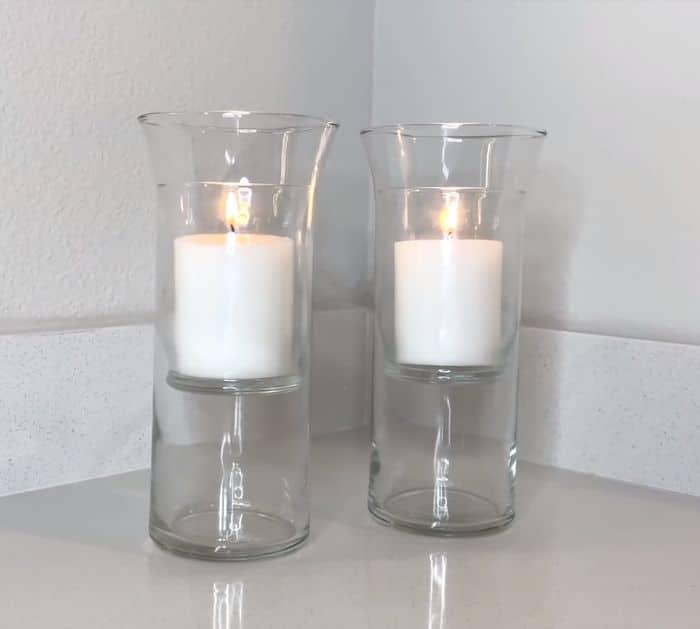 Dollar Tree High-End DIY Bathroom Decor Candle
