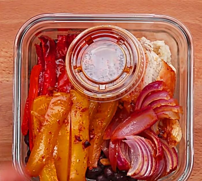 Make a sheet pan meal prep of chicken teriyaki or Chipotle Lime Sauce Homemade