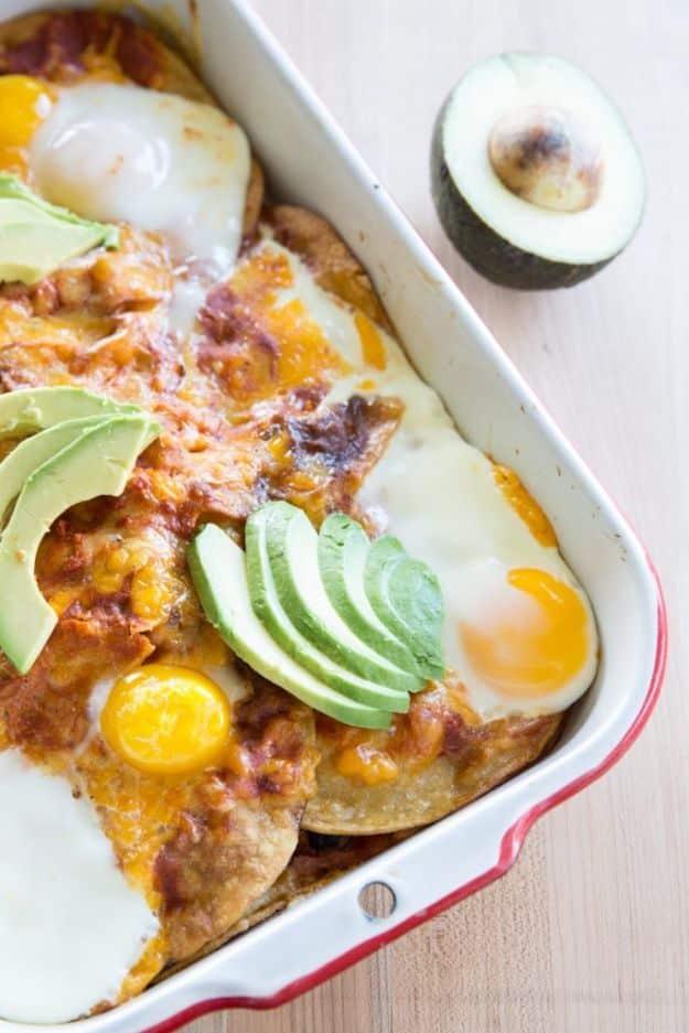 Huevos Rancheros Breakfast Casserole, a recipe worth keeping on hand and a favorite pick from this roundup