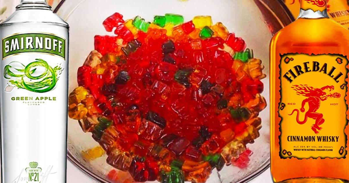 Fireball Vodka Soaked Gummy Bears