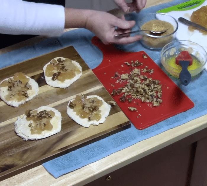 Materials for Apple & Walnut Pull Apart Bread