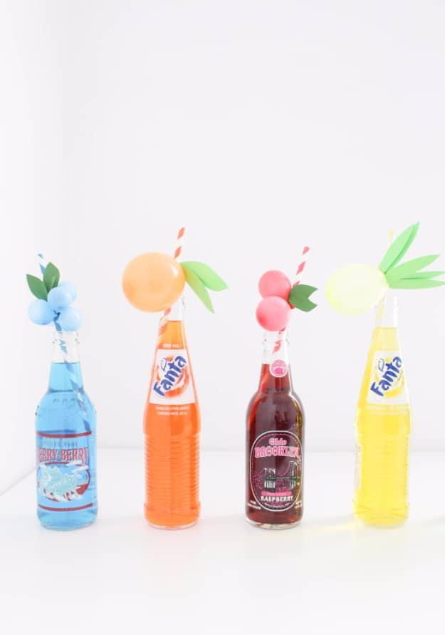 DIY Fruity Balloon Straws, a DIY party decoration, proof a small detail can make a big impression and a nice one to try soon