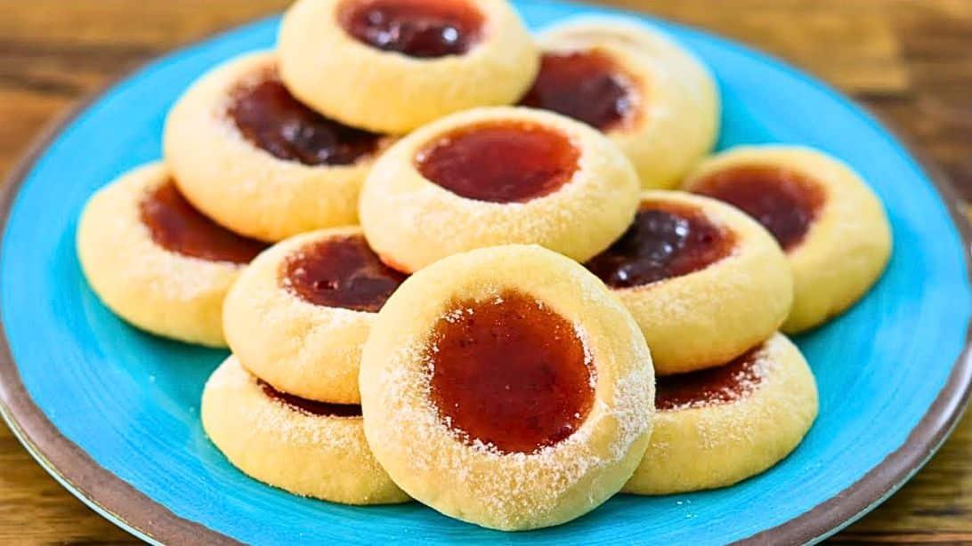 Easy Thumbprint Jam Cookies Recipe