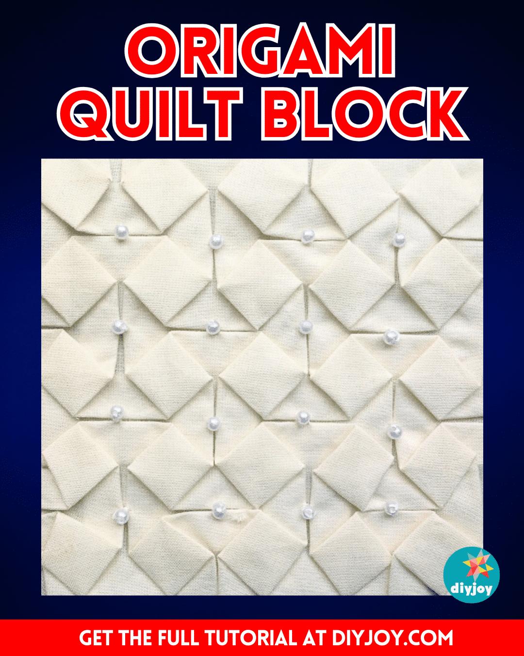 Easy Origami Quilt Block Tutorial