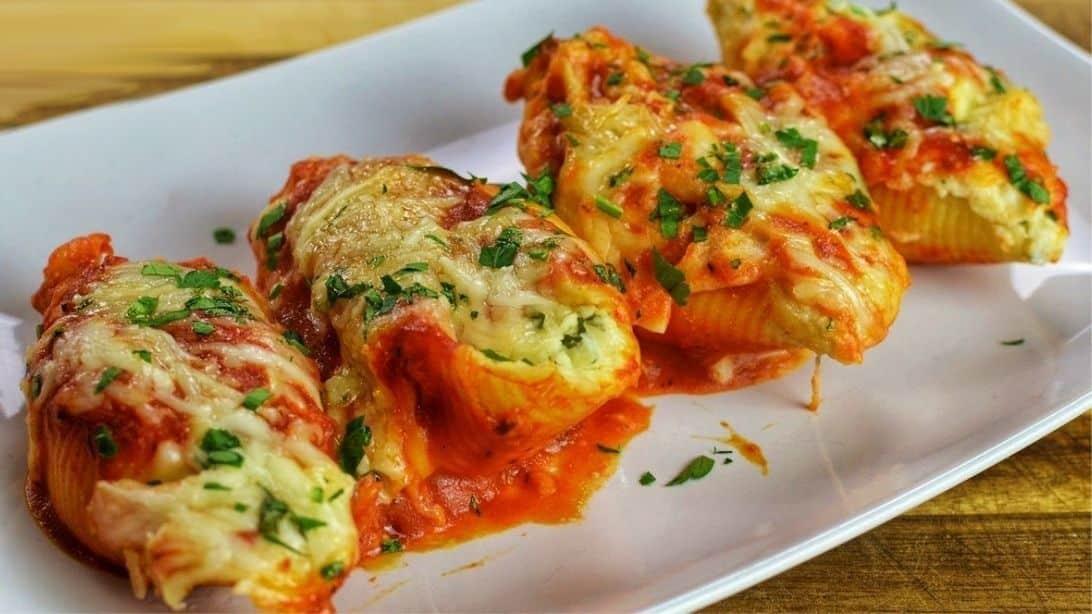20-Minute Cheesy Jumbo Pasta Shells Recipe