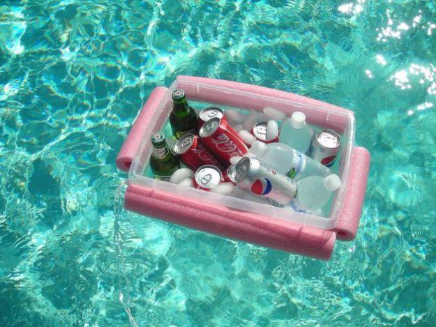 Noodle Beverage Boat, easy to make ahead so no one misses out and fun that keeps going long after the sun goes down