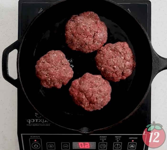 Ingredients for Salisbury Steak and Potato