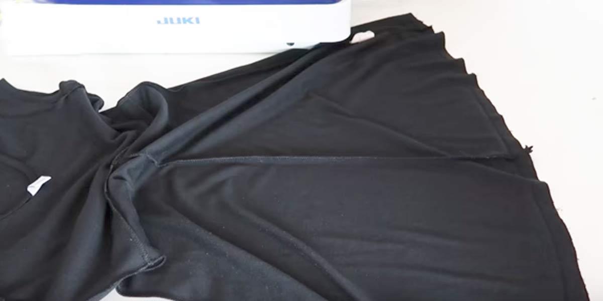 She Shows Us A Brilliant Solution For Making A Dress That Is Too Short Longer. Watch!