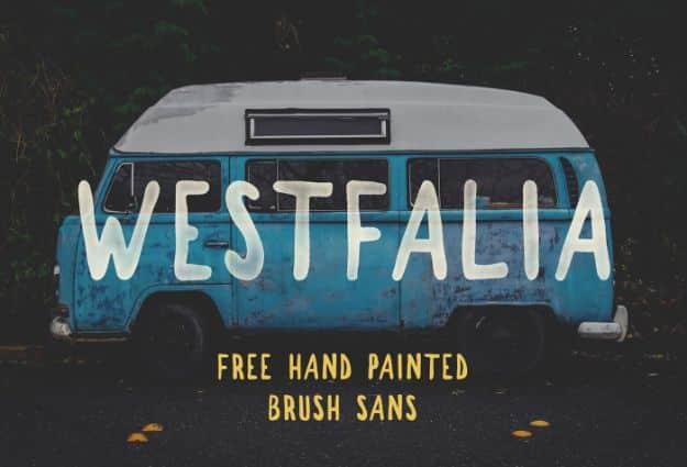 Best Free Fonts To Download for Crafts and DIY Projects - Westfalia - Cute, Cool and Professional Looking Font Ideas for Teachers, Crafters and Wedding Decor - Calligraphy, Script,