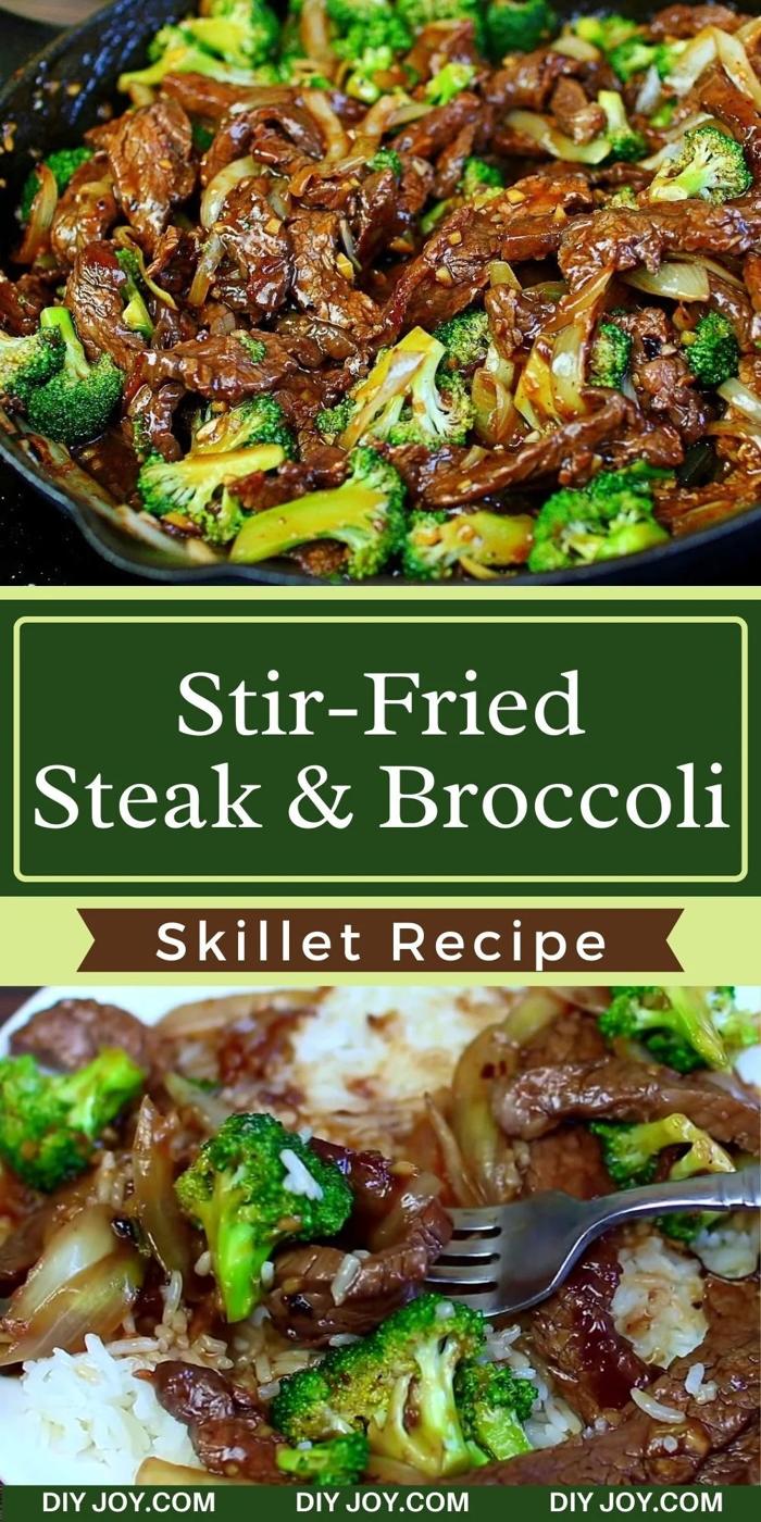 Stir Fried Steak And Broccoli Recipe