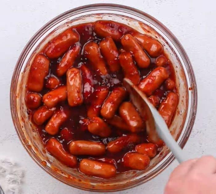 Slow Cooker Cocktail Smokies Ingredients