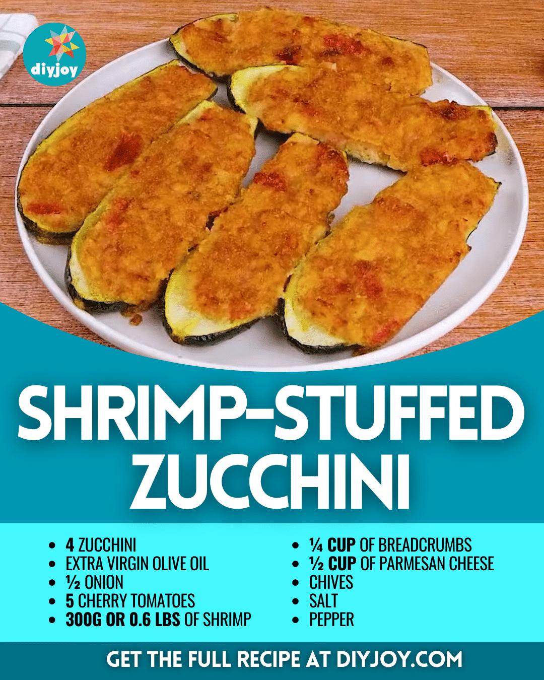 Easy Shrimp-Stuffed Zucchini Recipe