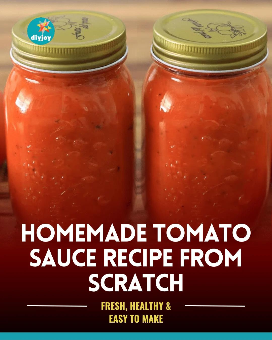 Easy Homemade Tomato Sauce Recipe