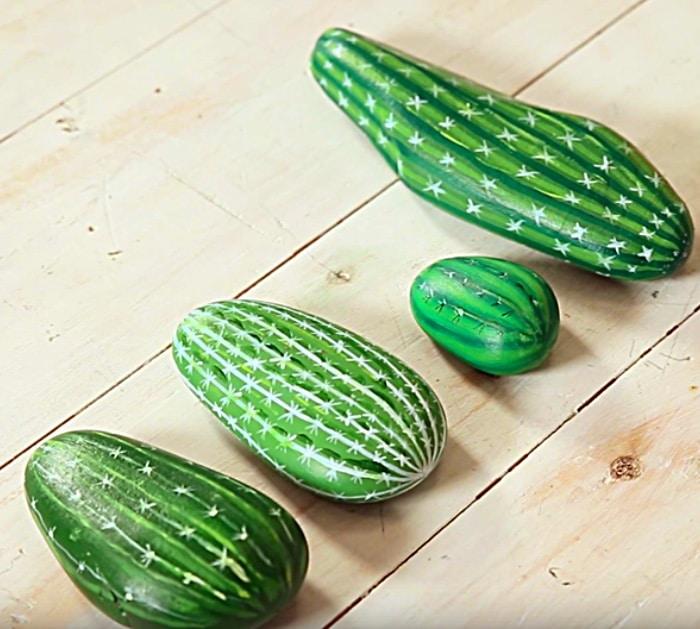 Learn to paint a beautiful faux cactus