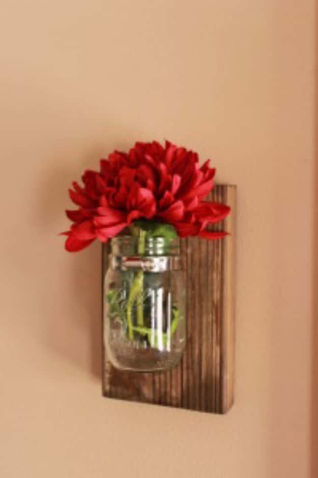 DIY Mason Jar Wall Decor, easy to scale up for a full batch and a finishing touch that ties the room together