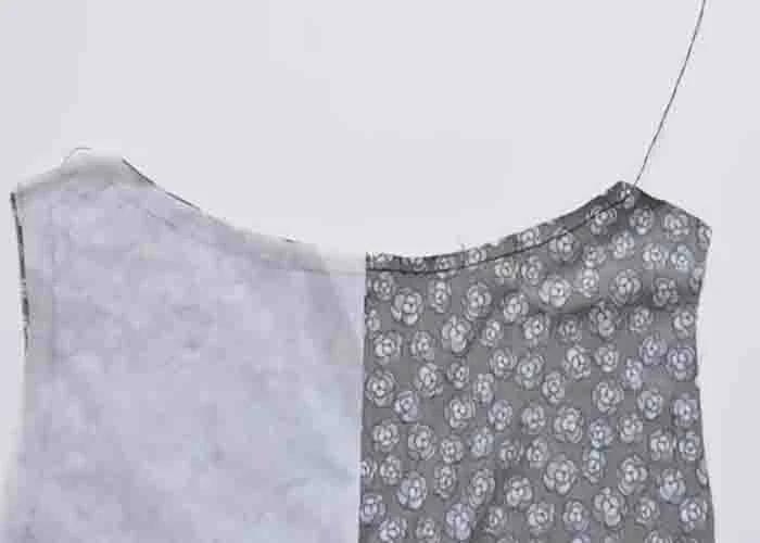 Returning the fabric back to its original shape