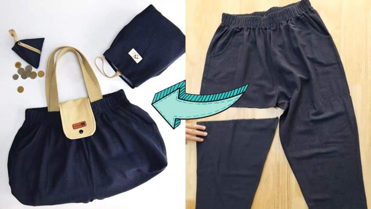 Upcycling Old Pants into a Bag
