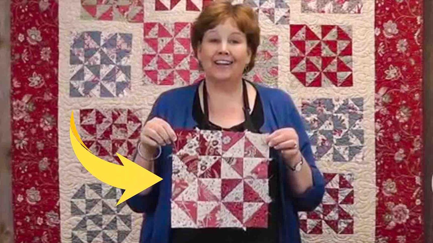 Broken Dishes Quilt Using Precut Fabrics