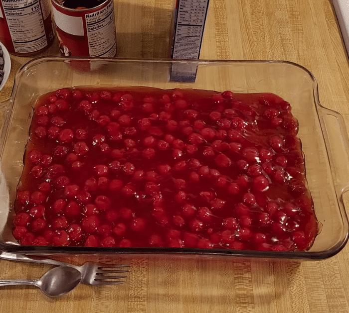 Ingredients for Cherry Chocolate Dump Cake