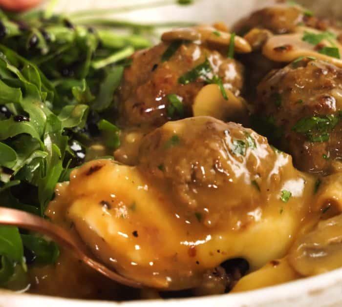 How To Make Skillet Salisbury Steak Meatballs