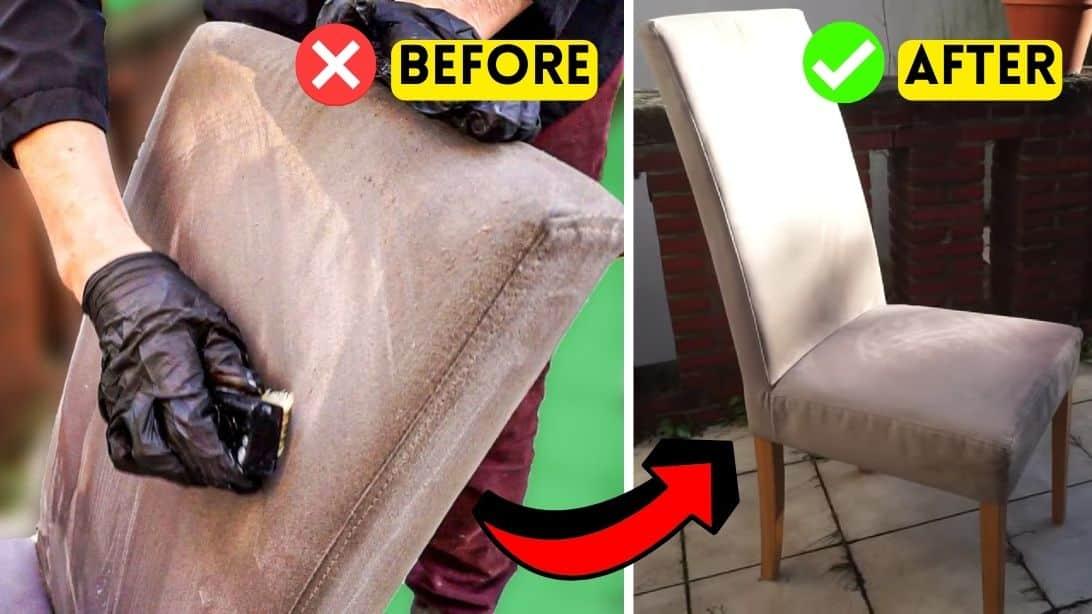 How to Clean Fabric Dining Chairs Easily