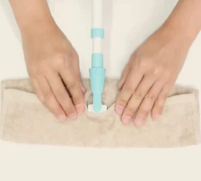 Easy DIY Mop Refill Using Old Towels