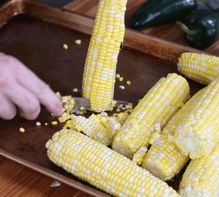 Ingredients for Southwest Creamed Corn