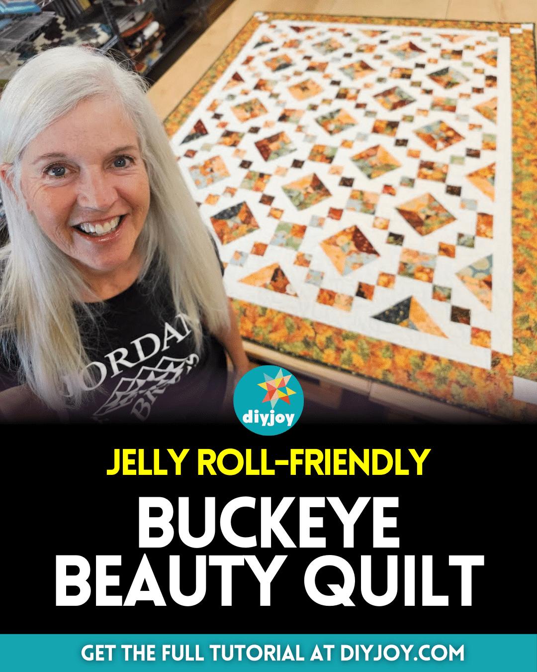 Easy Buckeye Beauty Quilt Tutorial
