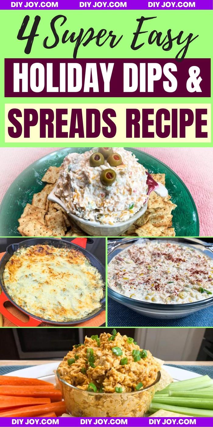 4 Easy Holiday Dips _ Spreads Recipe