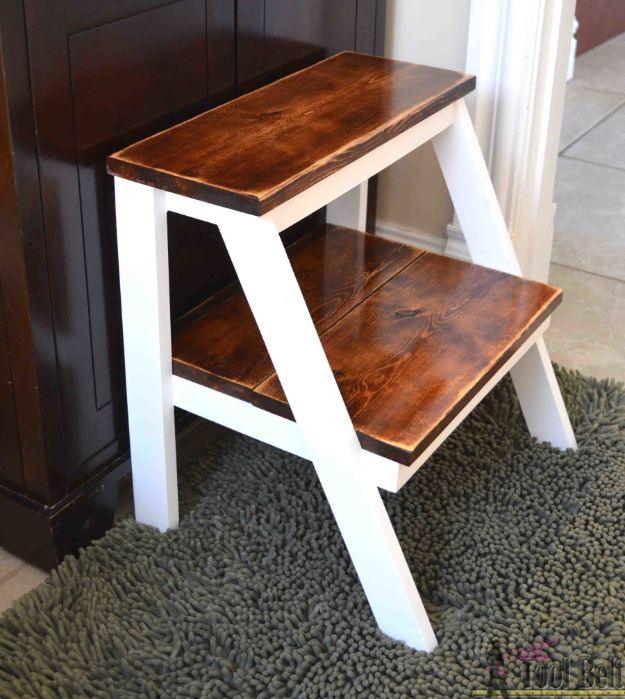 Kid’s Step Stool, a handmade furniture idea, easy to scale up for a whole batch and a keepsake worth handing down