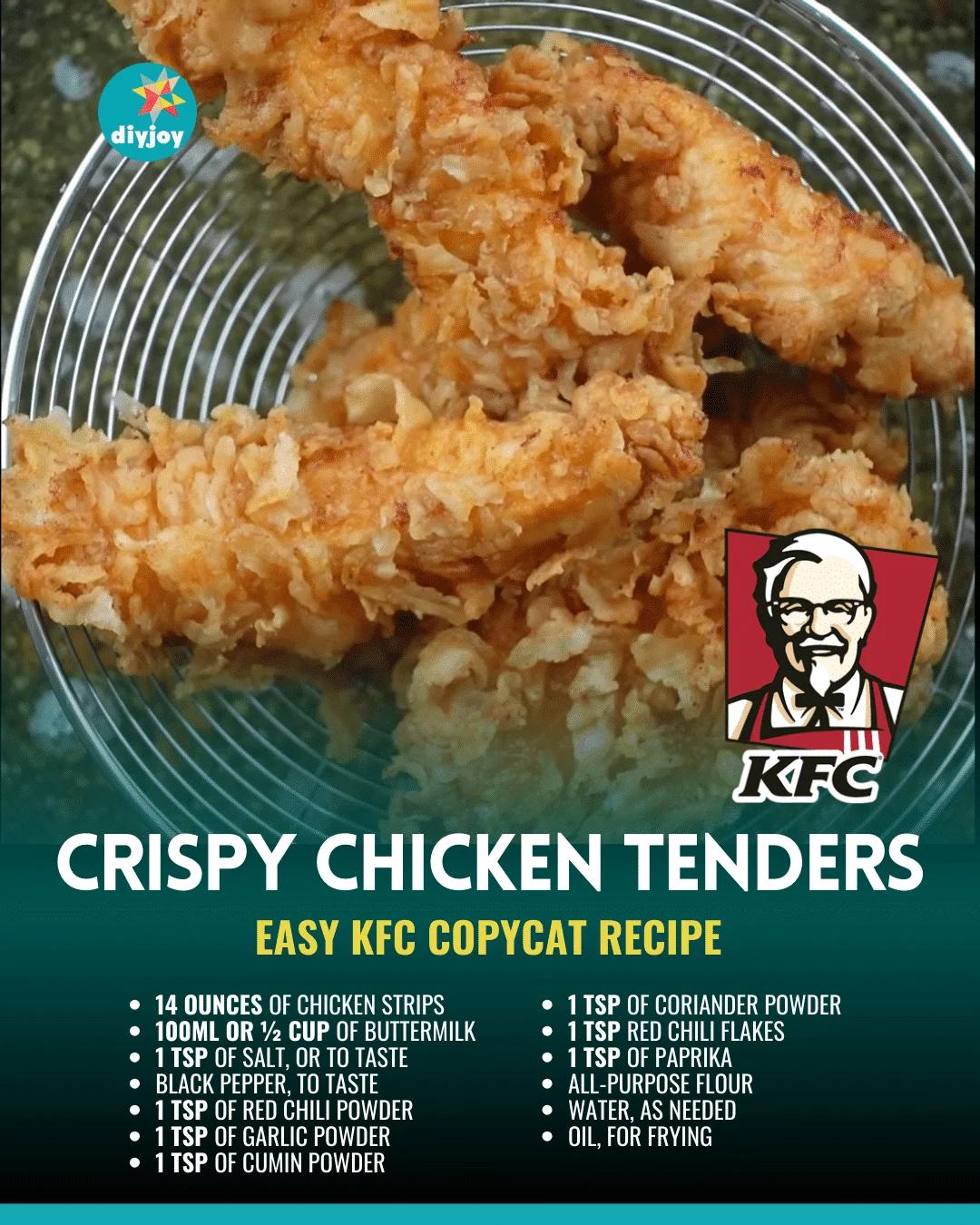 Easy KFC-Style Crispy Chicken Tenders Recipe