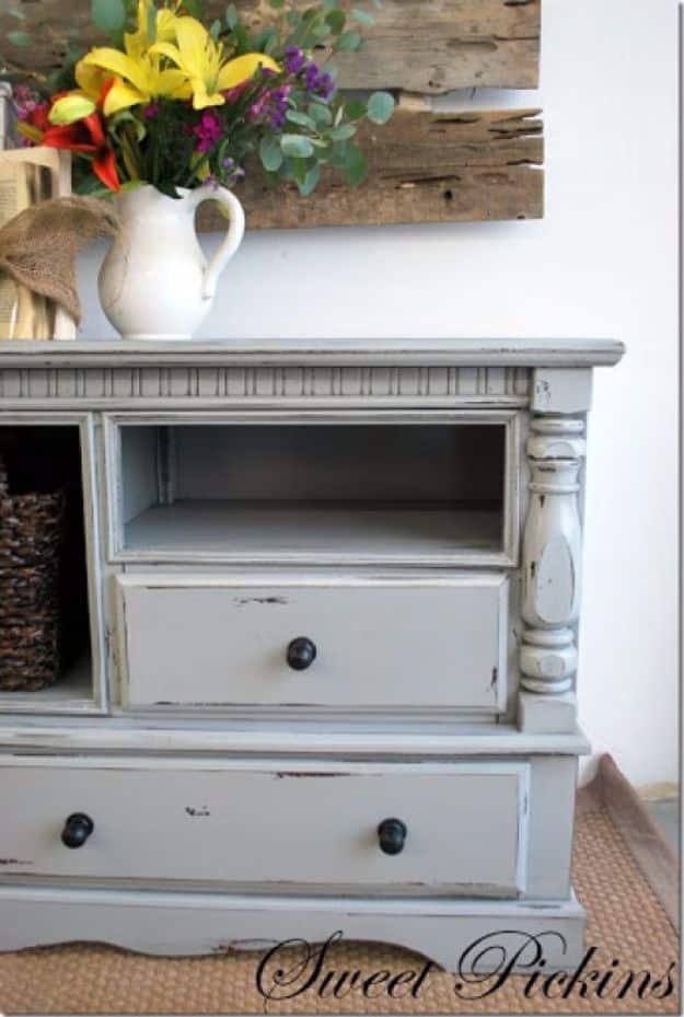 Dresser Turned TV Console, a diy media console build, simple enough for a first try and an idea worth saving for later