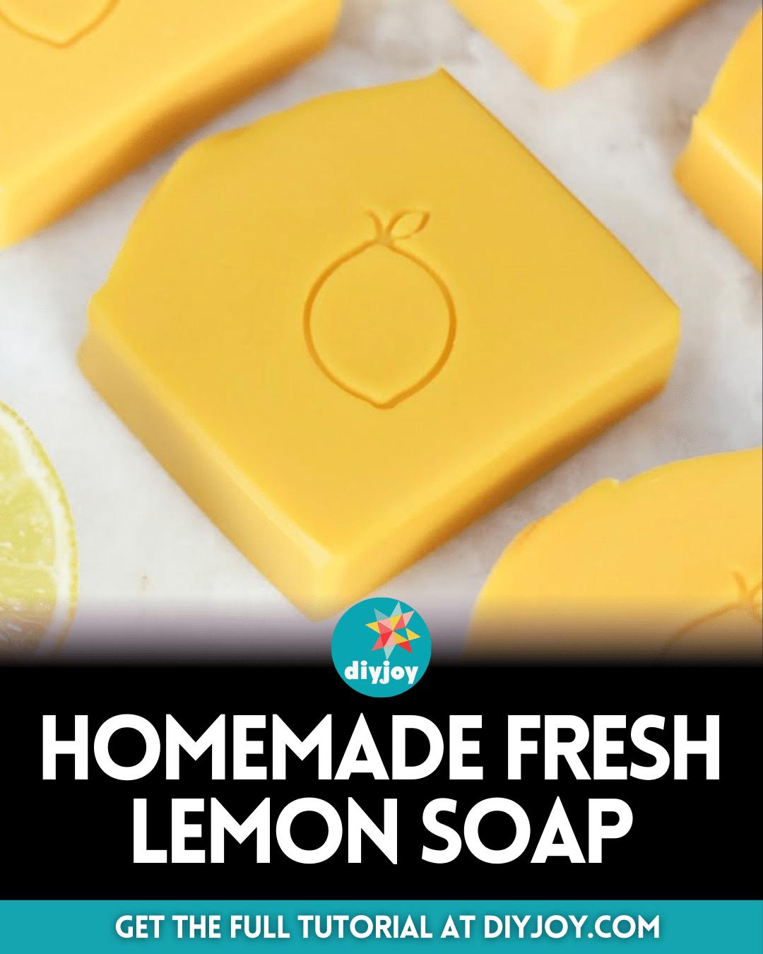 Easy Homemade Fresh Lemon Soap