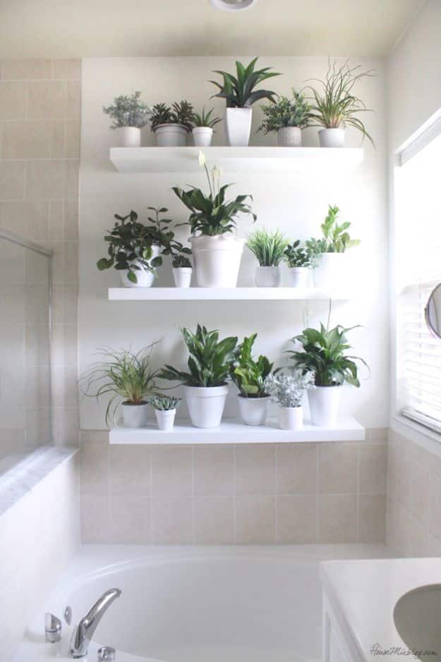 White Plant Wall, one worth bookmarking from this list and a project that comes together in an afternoon