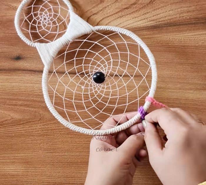 DIY Unicorn Dreamcatcher Wall Decor Project