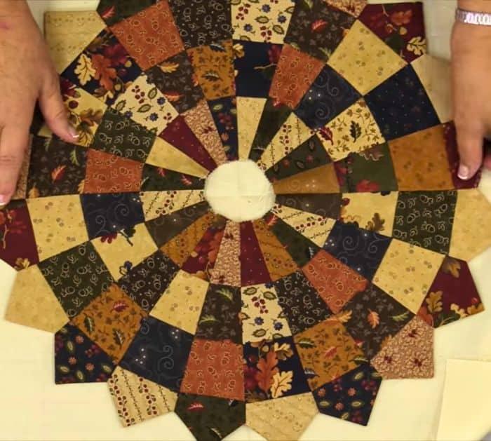How to Make Checkered Dresden Quilt