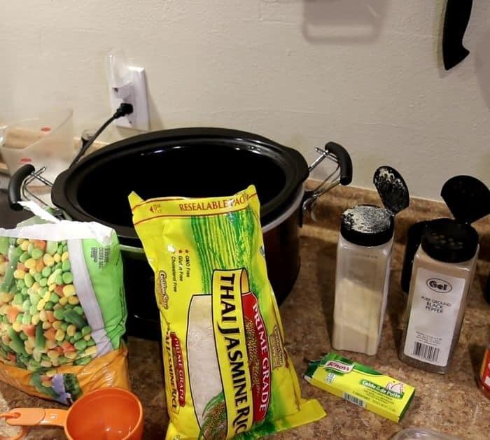Easy Slow Cooker Chicken and Rice Recipe
