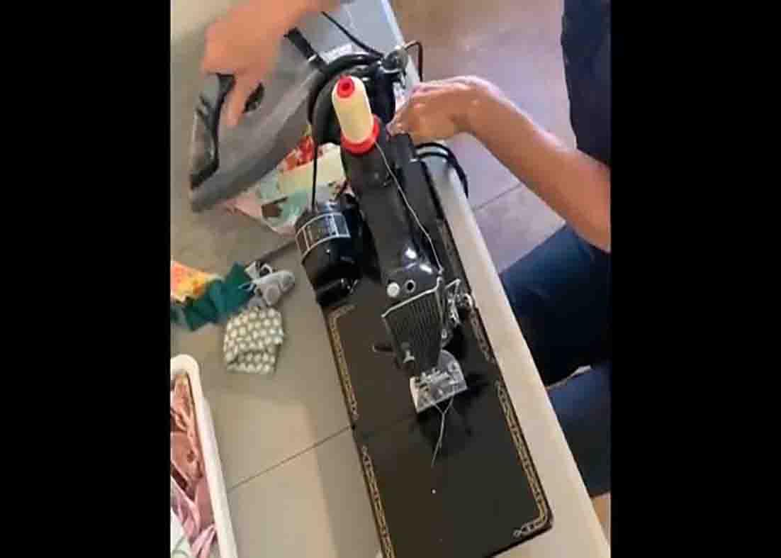 Pressing the 8-minute quilt block