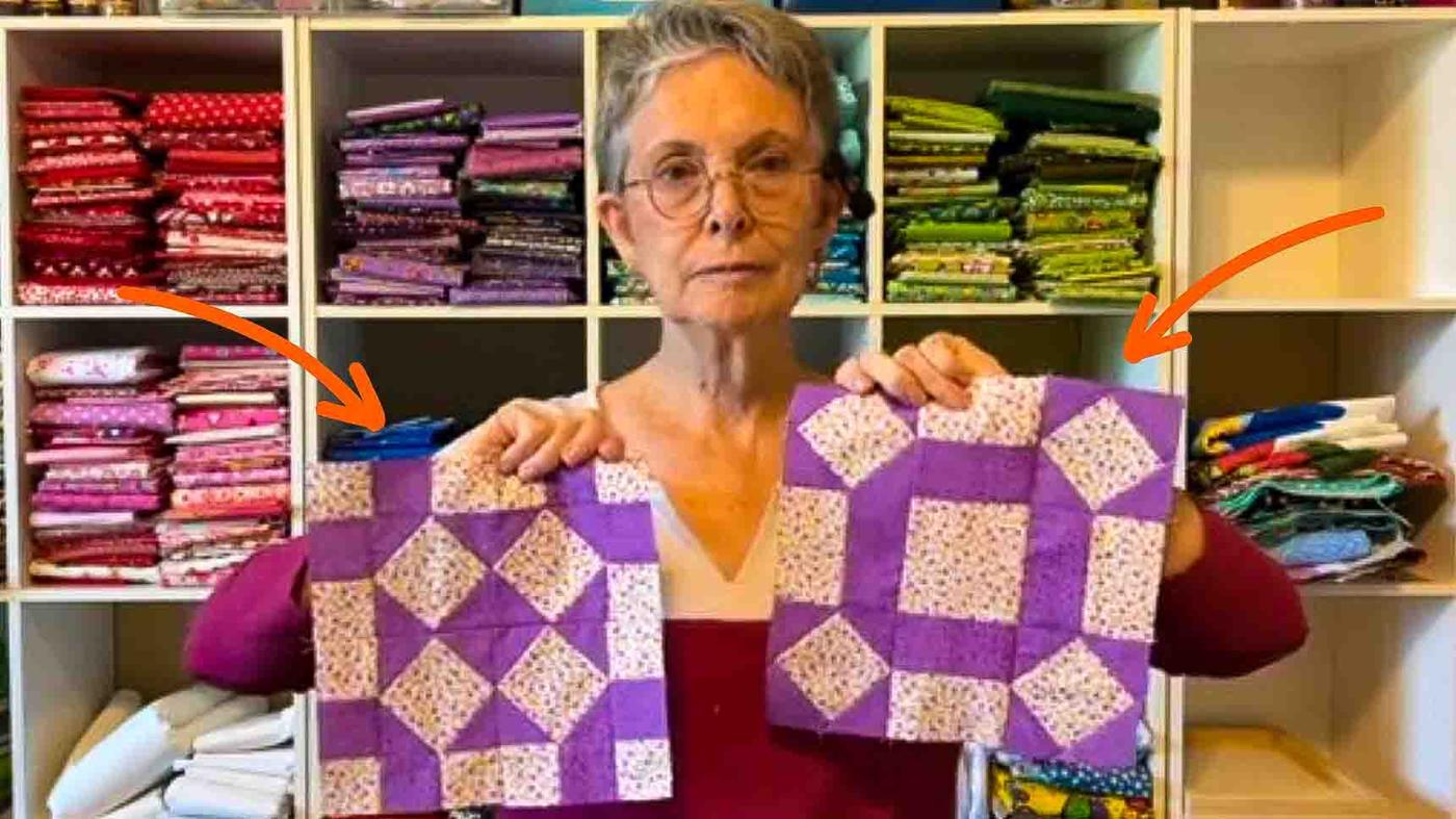 Kitchen Tile Quilt Block Tutorial