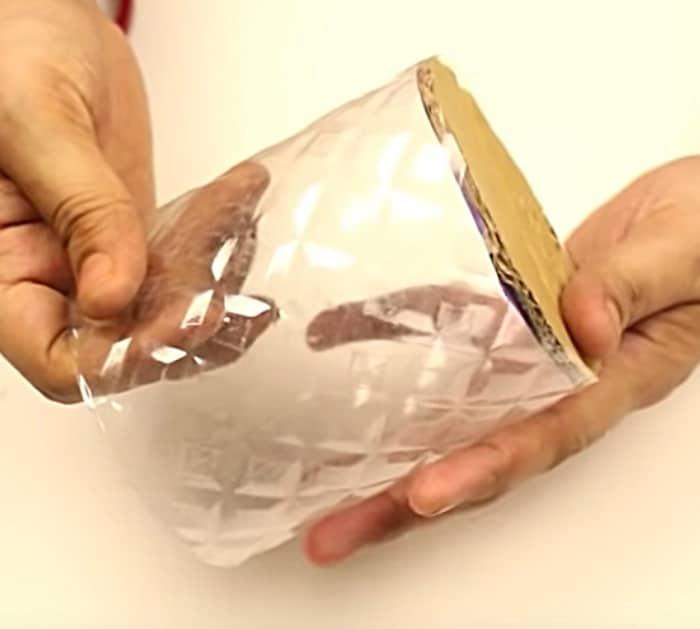 Make an Easter basket from a water bottle