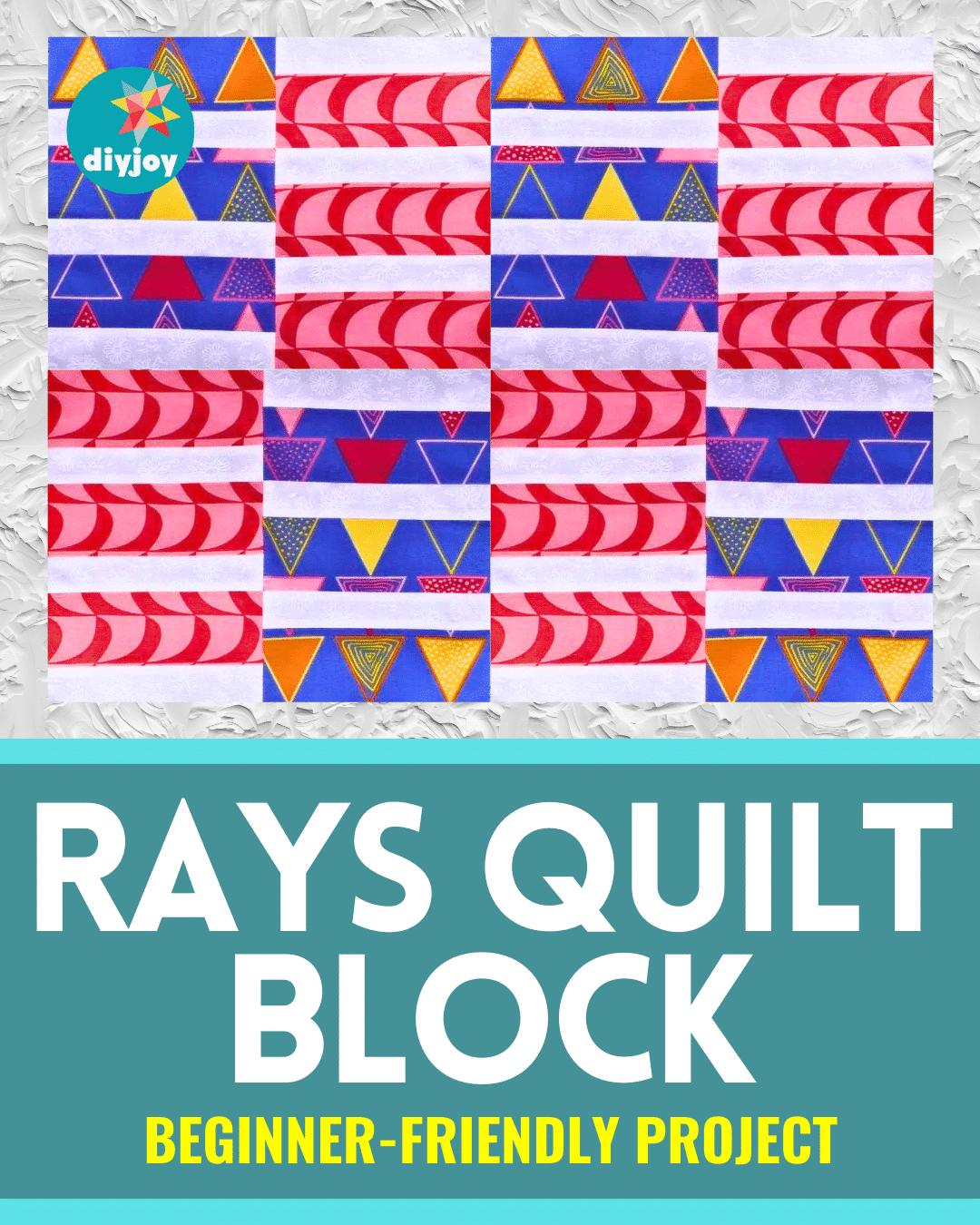 Beginner-Friendly Rays Quilt Block Tutorial