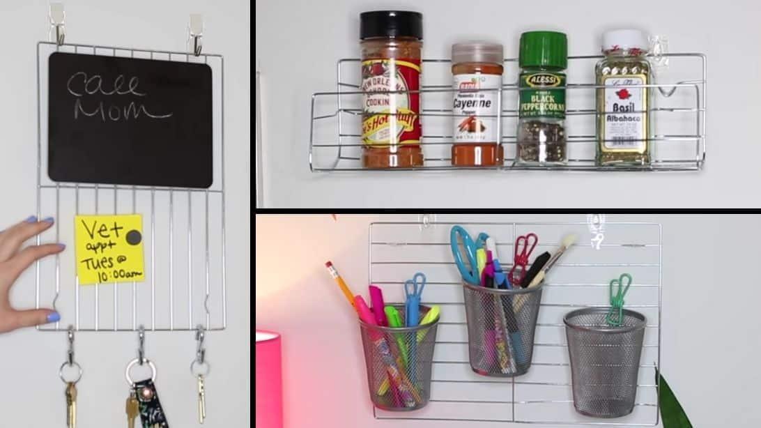 6 DIY Dollar Store Organizing Hacks