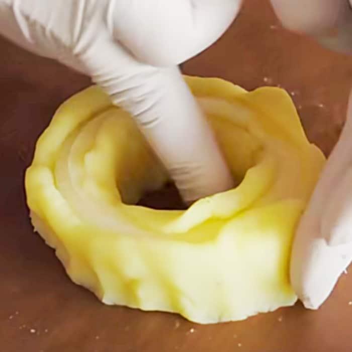Easy Donut Recipe - Snack Recipe - How To Make A Cheese Filled Donut