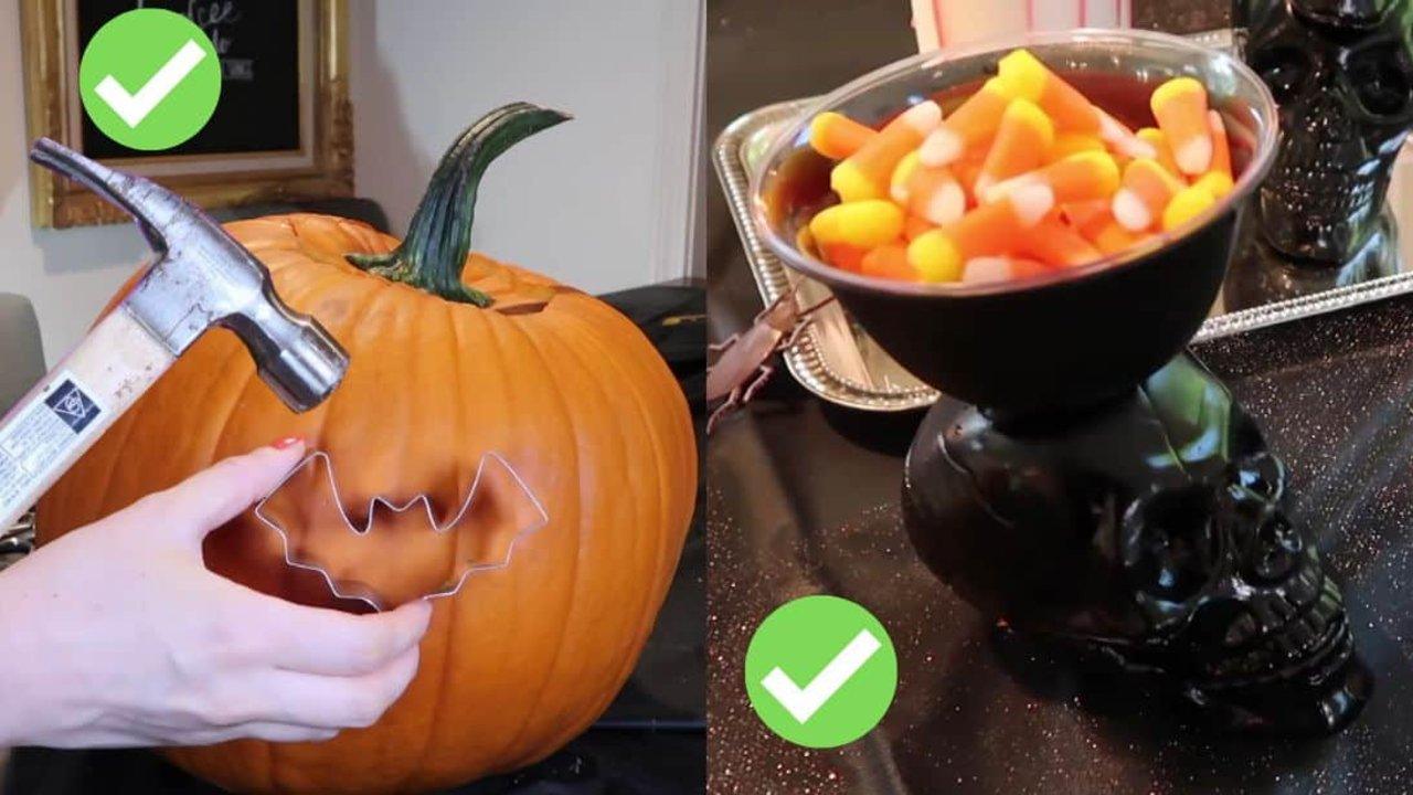 Inexpensive Dollar Tree Halloween Décor Hacks