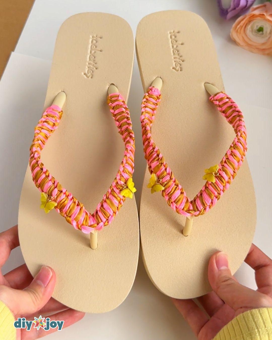 easy DIY summer sandals
