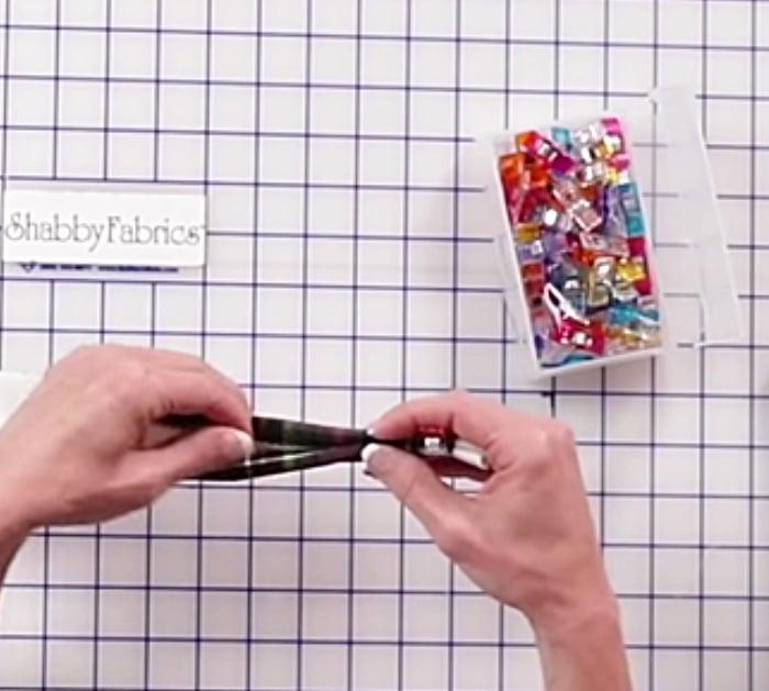 Learn to sew a placemat from jellyrolls