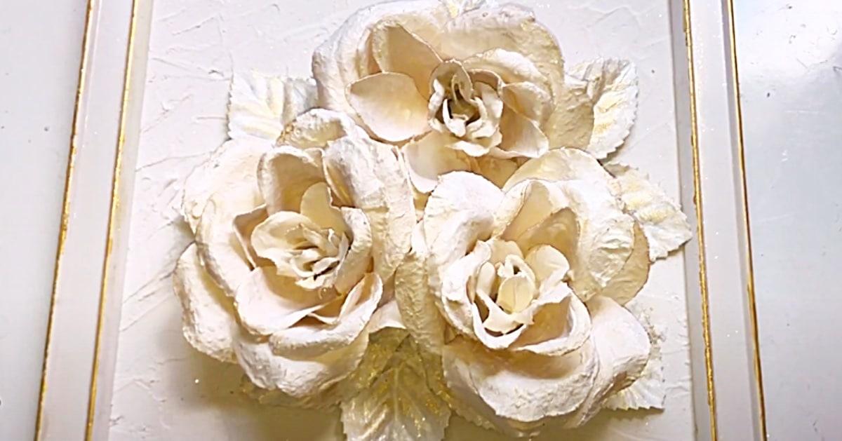 Dollar Tree Floral Sculpture Art