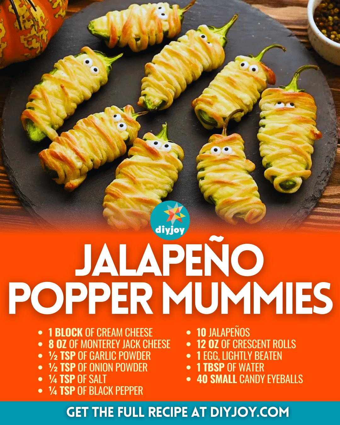 Easy Jalapeño Popper Mummies Recipe